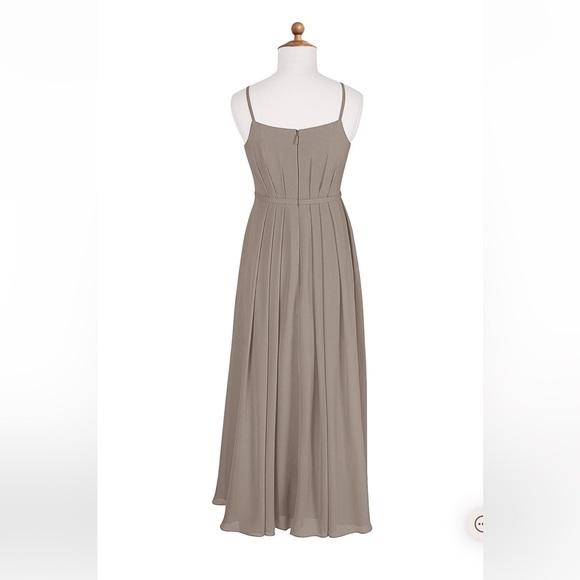 Jr. Bridesmaid Dress Azazie Taupe - Picture 6 of 13